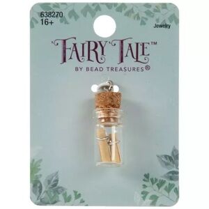 Fairy Tale by Bead Treasures Message In A Bottle Charm